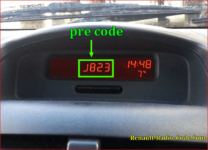 Free renault radio codes